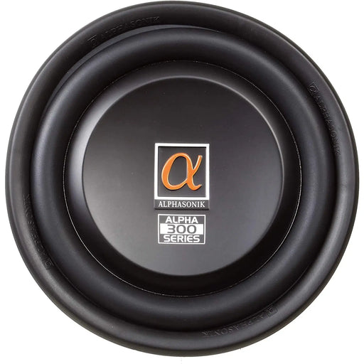 Alphasonik TSW310 Treis 300 Series 10" 1200 Watts Single 4-Ohm Car Subwoofer (Each) Alphasonik