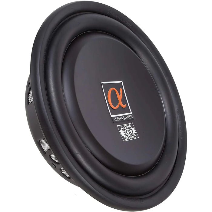 Alphasonik TSW312 Treis 300 Series 12" 1500 Watts Single 4-Ohm Car Subwoofer (Each) Alphasonik