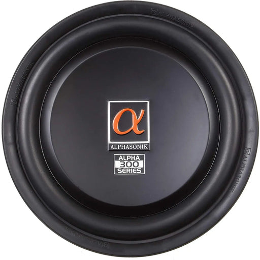 Alphasonik TSW312 Treis 300 Series 12" 1500 Watts Single 4-Ohm Car Subwoofer (Each) Alphasonik