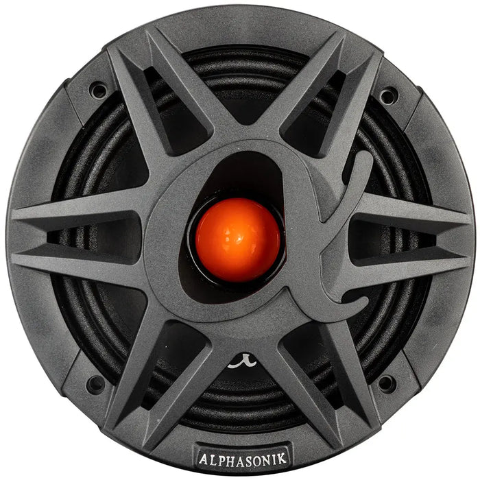 Alphasonik VCA658 Venum Series 6.5" Midrange Speakers 1400 Watts Max 8 Ohm (Pair) Alphasonik