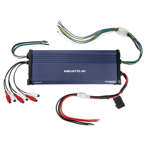 Aquatic AV AD600.5 5/4/3-Channel Class D Waterproof 4 Ohms 600 Watt Amplifier Aquatic AV