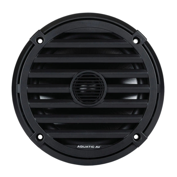 Aquatic AV EL422 6.5" Waterproof LED Cone Marine ELITE Speakers 240W Black (Pair) Aquatic AV