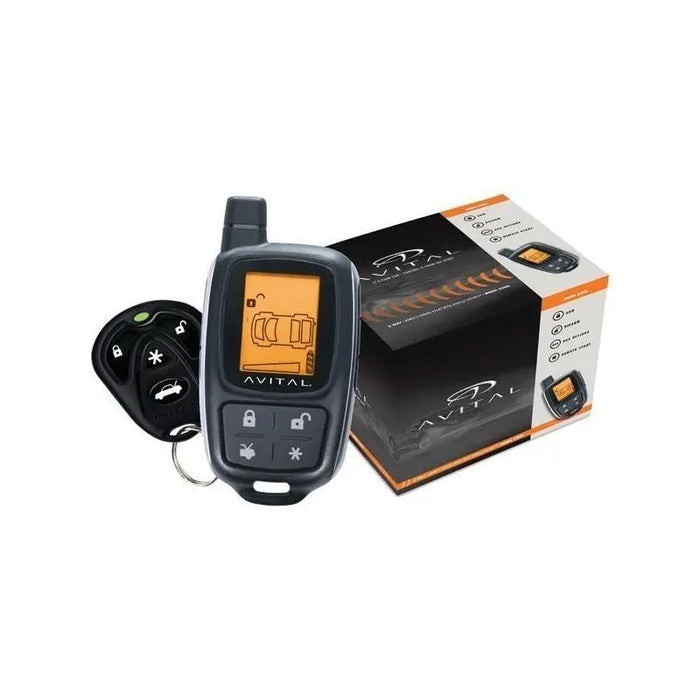 Avital 5305L 2-Way Security System Alarm Responder Remote Start w/ D2D Avital