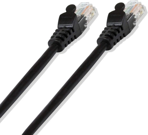 CAT5E Black Ethernet Network 1-100 Feet 24 Gauge Patch Cable RJ45 LAN Wire Logico