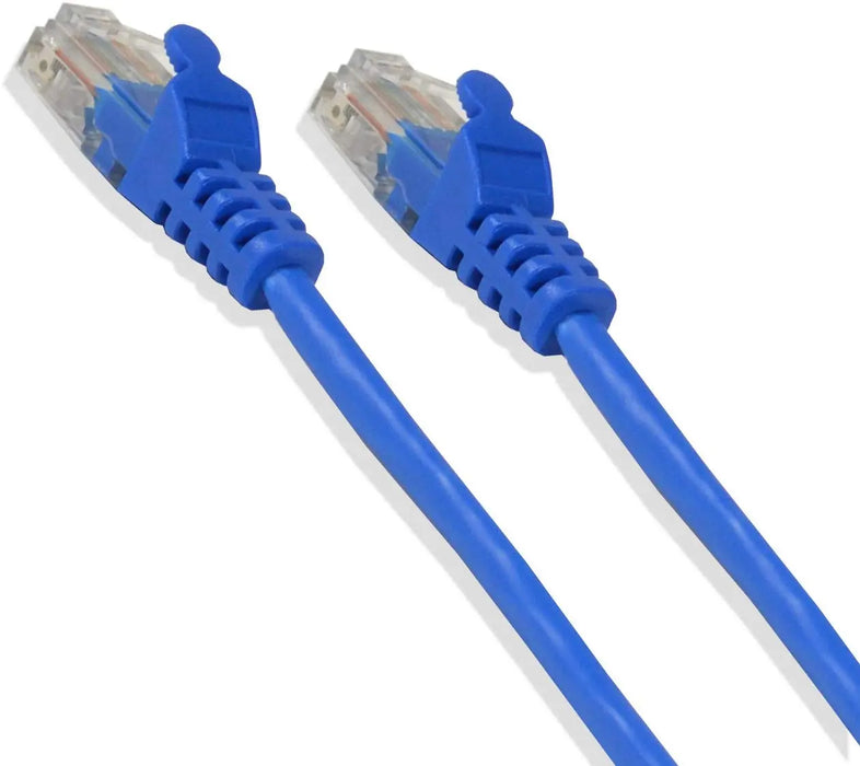 CAT5E Blue Ethernet Network 1-100 Feet 24 Gauge Patch Cable RJ45 LAN Wire Logico