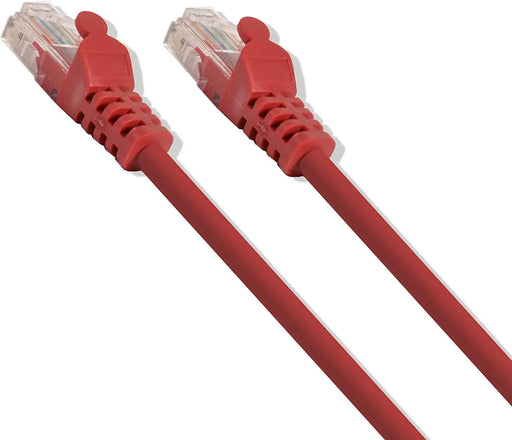 CAT5e 24 Gauge Red 1-3 Feet 350Mhz UTP Patch Ethernet Network Cable Logico