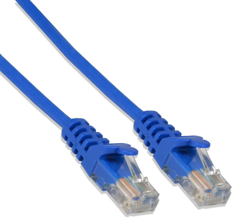 Cat6 24 Gauge Blue 1-100 ft 550Mhz UTP RJ45 Ethernet Network Patch Cable Logico