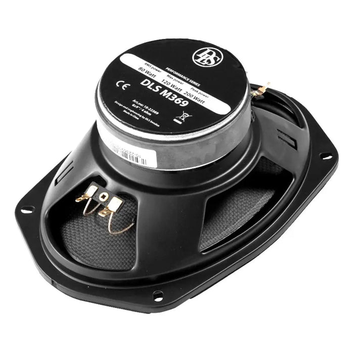 DLS Performance M369 240W 6x9 3-Way Coaxial Car Audio Speaker (Pair) DLS