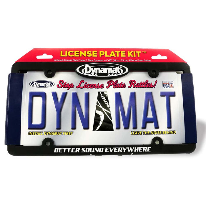 Dynamat 19100 4" x 10" Extreme License Frame Kit