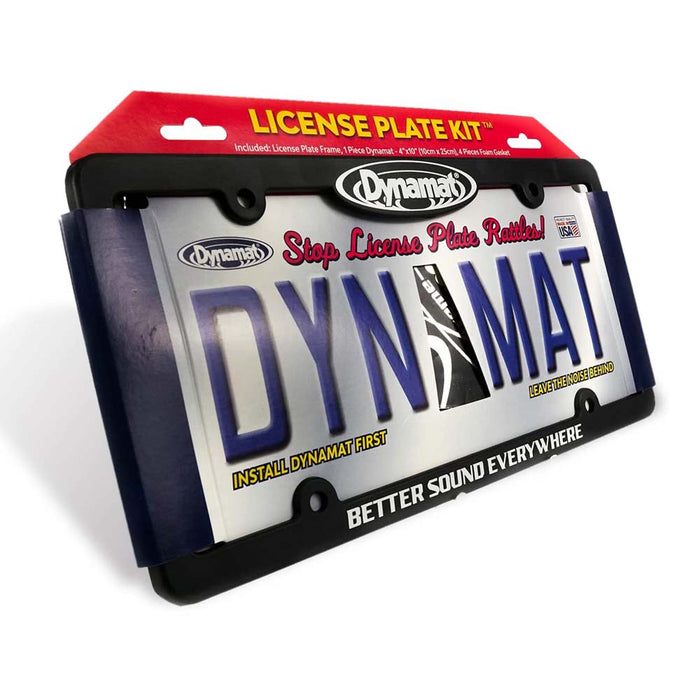 Dynamat 19100 4" x 10" Extreme License Frame Kit