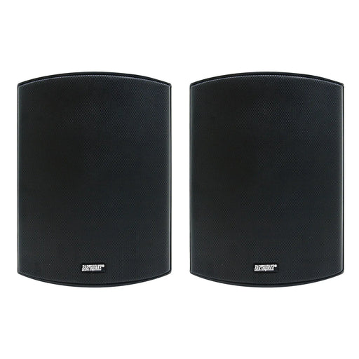 Earthquake Sound AWS-602B Black 6" 200 Watt All-Weather Indoor Outdoor Speaker - Pair Earthquake Sound