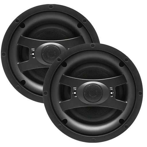 Earthquake Sound ECS6.5 6.5 300 Watts Max 8 Ohm Edgeless Ceiling Speaker (Pair) Earthquake Sound