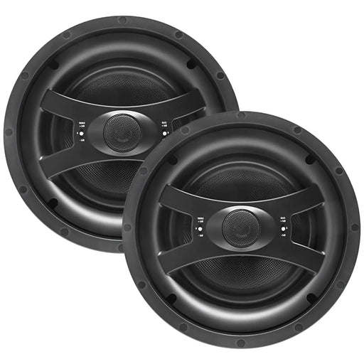 Earthquake Sound ECS8.0 8 400 Watts Max 8 Ohm Edgeless Ceiling Speaker (Pair) Earthquake Sound