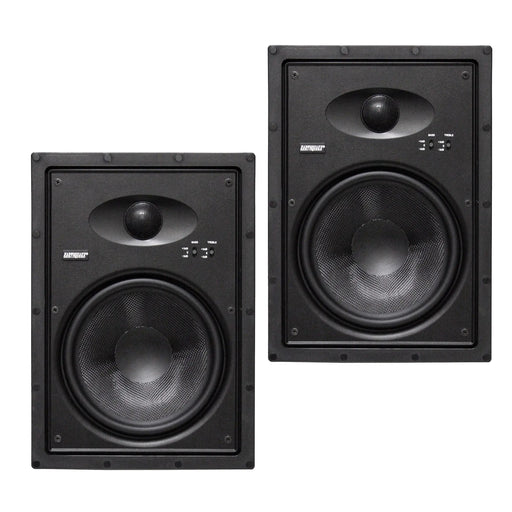 Earthquake Sound EWS800 500 Watts Max 8 inch 8 Ohm Edgeless In-Wall Speaker (Pair) Earthquake Sound