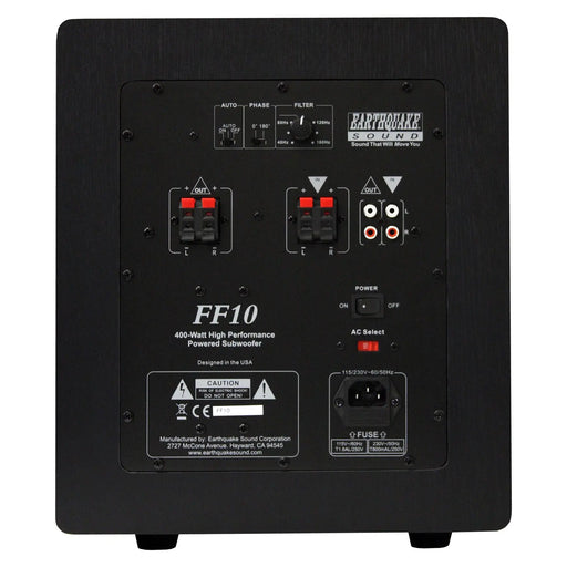 Earthquake Sound FF10 10 inch 400 Watts Class A/B  Subwoofer Power Amplifier (Each) Earthquake Sound