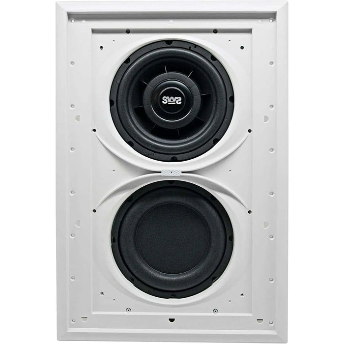 Earthquake Sound IW-SUB10 Thor 800W 4 Ohm In-Wall Subwoofer White (Each) Earthquake Sound