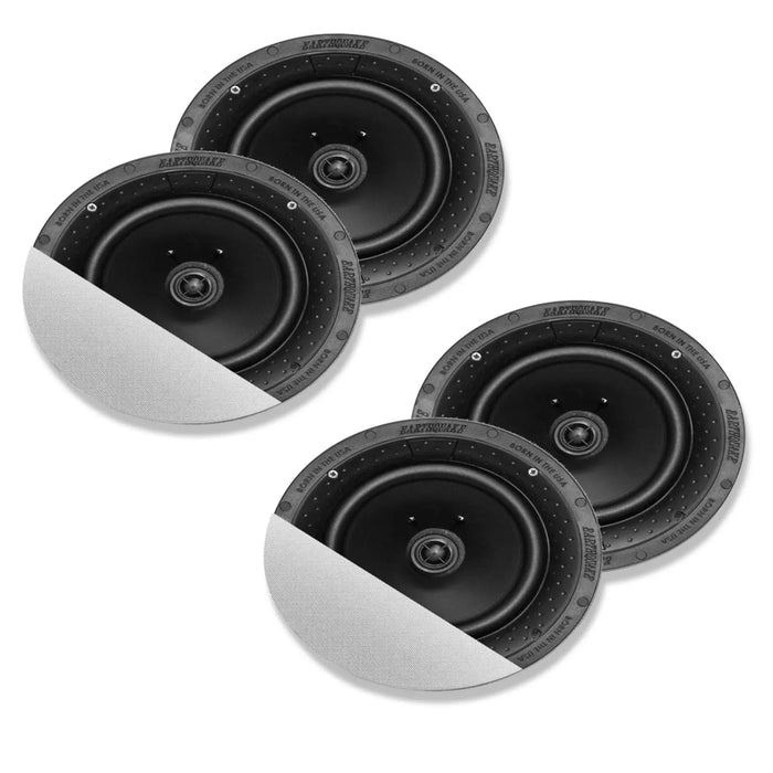 Earthquake Sound R800 Reference Series 8" 200W 8 Ohm In-Ceiling Speakers (1-5 pairs) Earthquake Sound