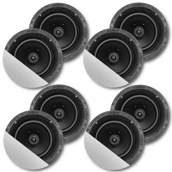 Earthquake Sound R800 Reference Series 8" 200W 8 Ohm In-Ceiling Speakers (1-5 pairs) Earthquake Sound