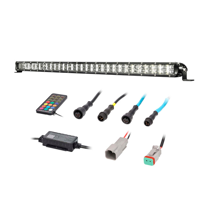 Heise HE-CHASE-B32 32" Chasing LED Lightbar 120° Angle IP68 w/ Controller