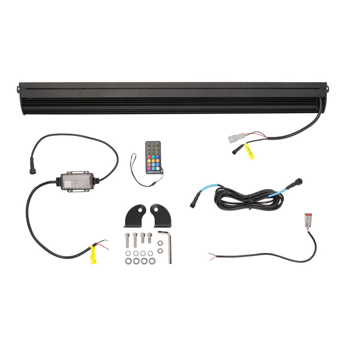 Heise HE-CHASE-B32 32" Chasing LED Lightbar 120° Angle IP68 w/ Controller