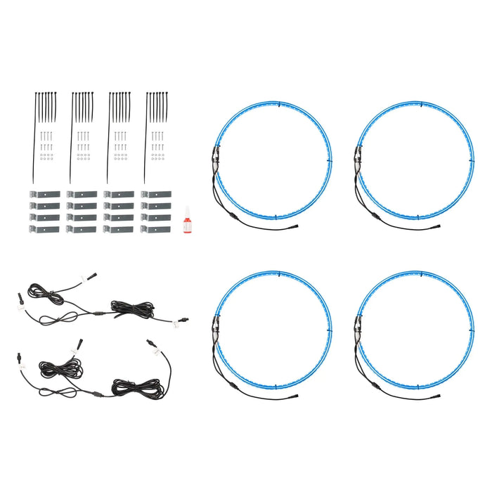 Heise HE-RGB1-W14 14" LED Wheel Light Set IP68 For RGB-CB1 Heise