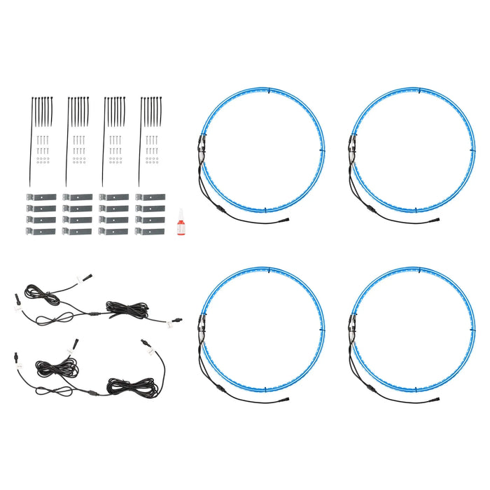 Heise HE-RGB1-W155 15.5" LED Wheel Light Set IP68 For RGB-CB1 Heise