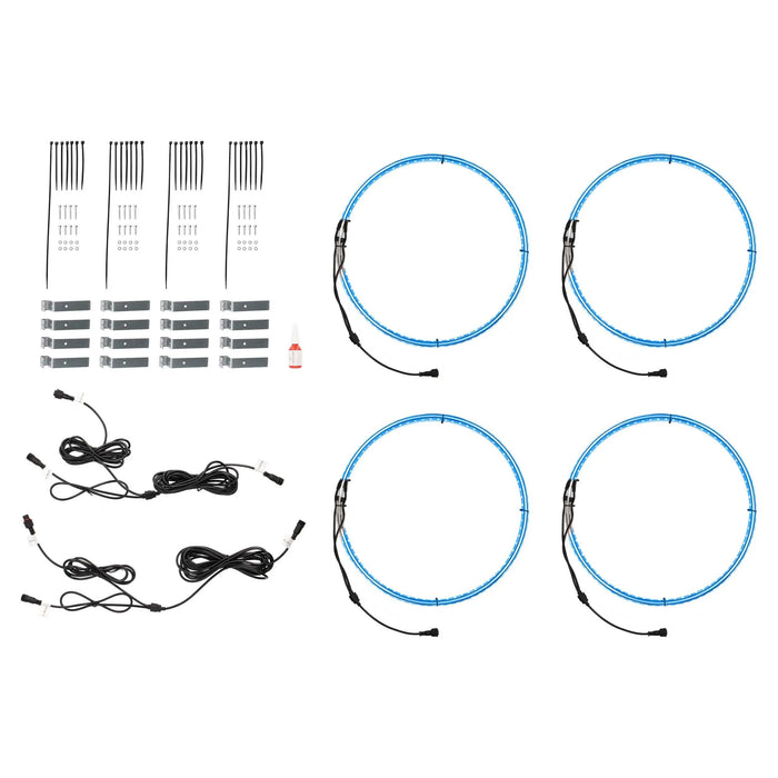 Heise HE-RGBW1-W14 14" LED Wheel Light Set IP68 For RGBW-CB1 Heise