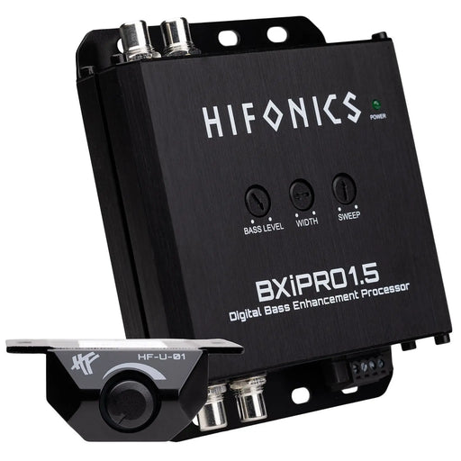 Hifonics BXIPRO1.5 Digital Bass Enhancer Processor with Dash Mount Remote Control Hifonics