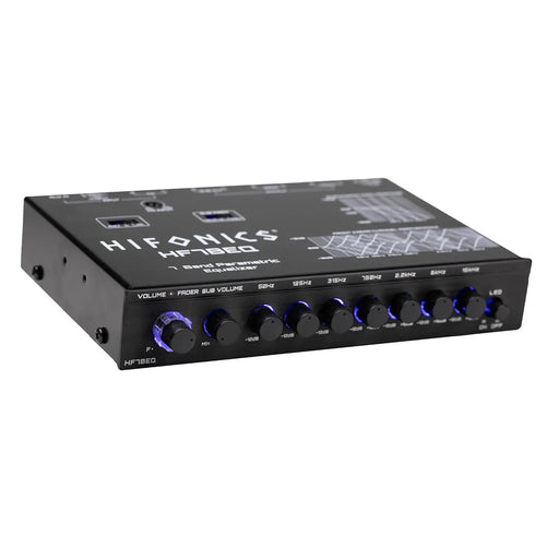 Hifonics HF7BEQ 7 Band Parametric Equalizer with 9 Volt Line Driver Processor Hifonics