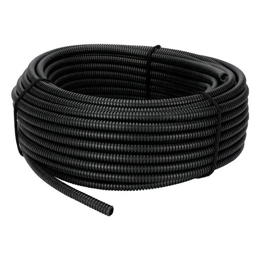 High Quality 100' Ft Feet 1/4" Split Wire Loom Conduit Polyethylene Tubing Black The Wires Zone