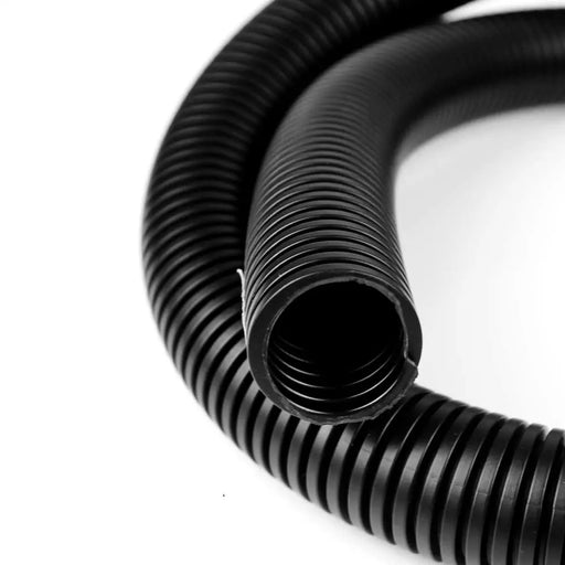 High Quality 25-100' ft Feet 3/4" Split Wire Loom Conduit Polyethylene Tubing Black The Wires Zone