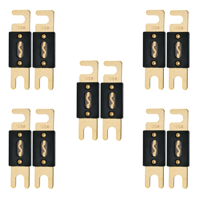 High-Quality Gold Plated 80-500 Amp ANL Fuse (2/4/10 Pack) The Wires Zone