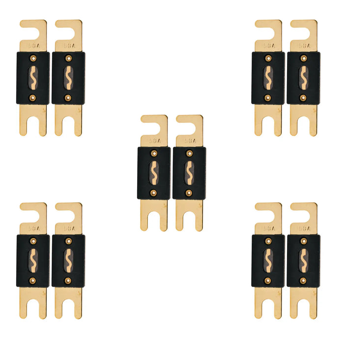 High-Quality Gold Plated 80-500 Amp ANL Fuse (2/4/10 Pack) The Wires Zone