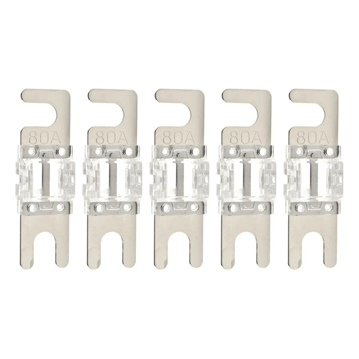 High-quality Nickel Plated 60-200 Amp Mini ANL Fuse (5 pack) The Wires Zone