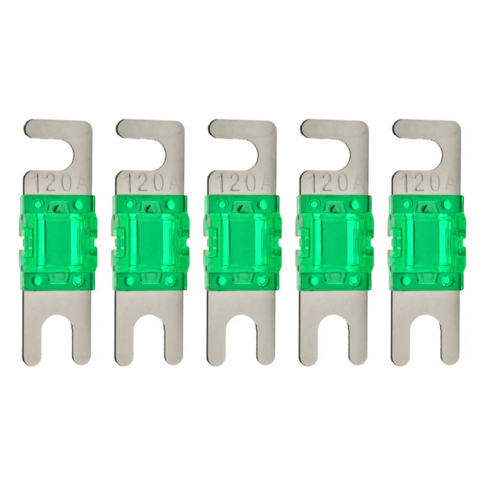 High-quality Nickel Plated 60-200 Amp Mini ANL Fuse (5 pack) The Wires Zone