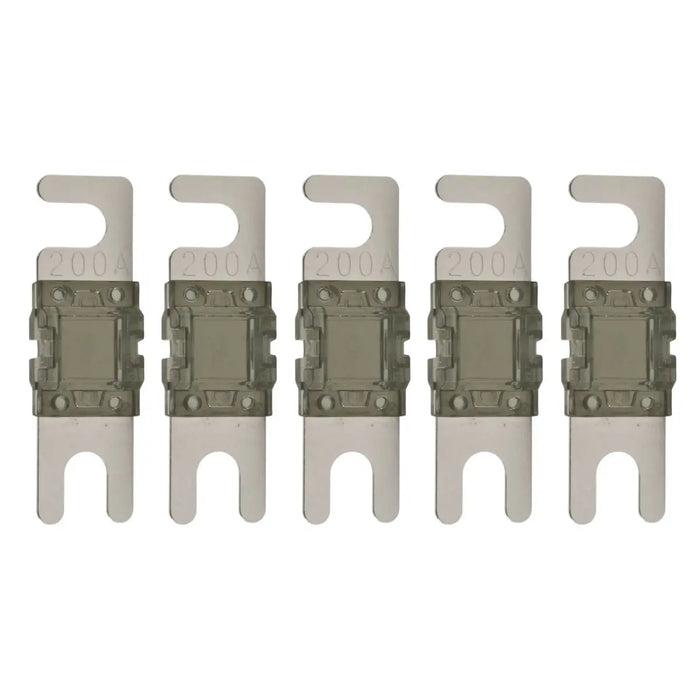 High-quality Nickel Plated 60-200 Amp Mini ANL Fuse (5 pack) The Wires Zone