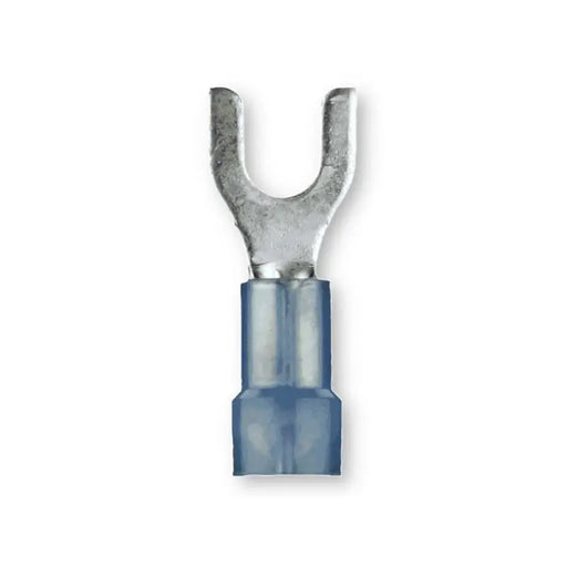 Install Bay BNST10  Blue Nylon Spade Terminals 16-14 Gauge #10 Stud - 100-Pack The Install Bay