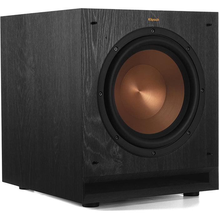 Klipsch SPL-100SW 10" 450 Watts Home Audio Powered Subwoofer with Built-In Class D Amplifier Black