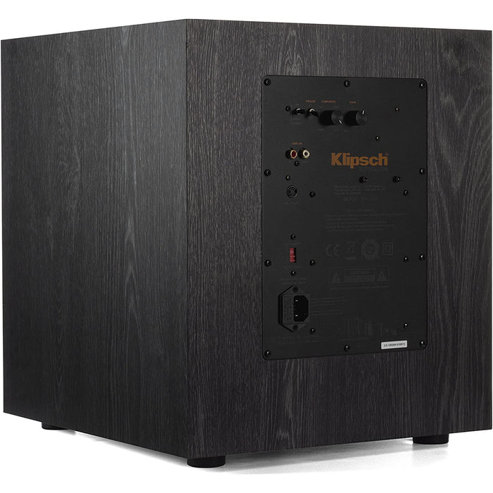 Klipsch SPL-100SW 10" 450 Watts Home Audio Powered Subwoofer with Built-In Class D Amplifier Black