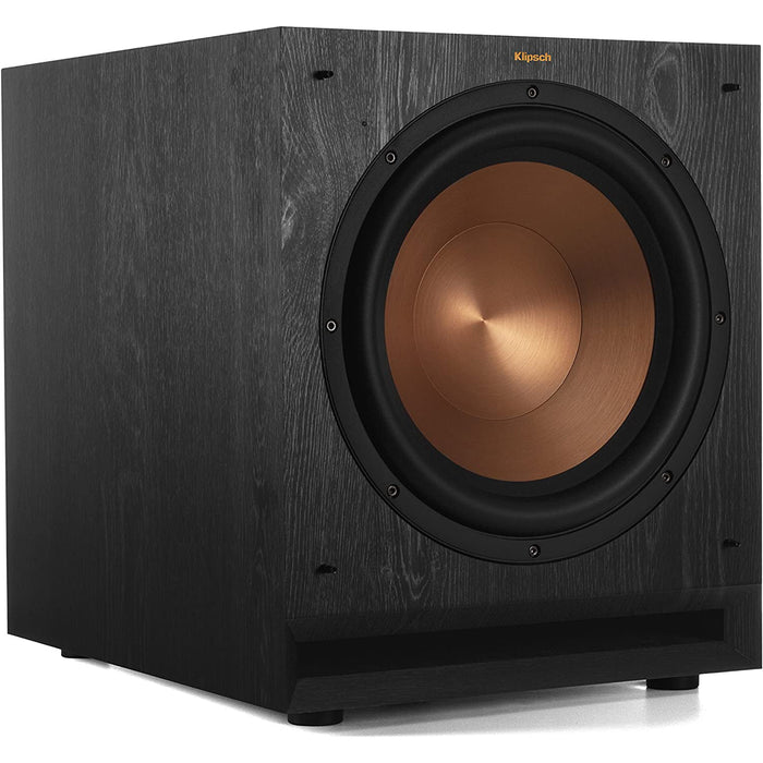 Klipsch SPL-120 12" 600 Watts Home Audio Powered Subwoofer with Built-In Class D Amplifier Black