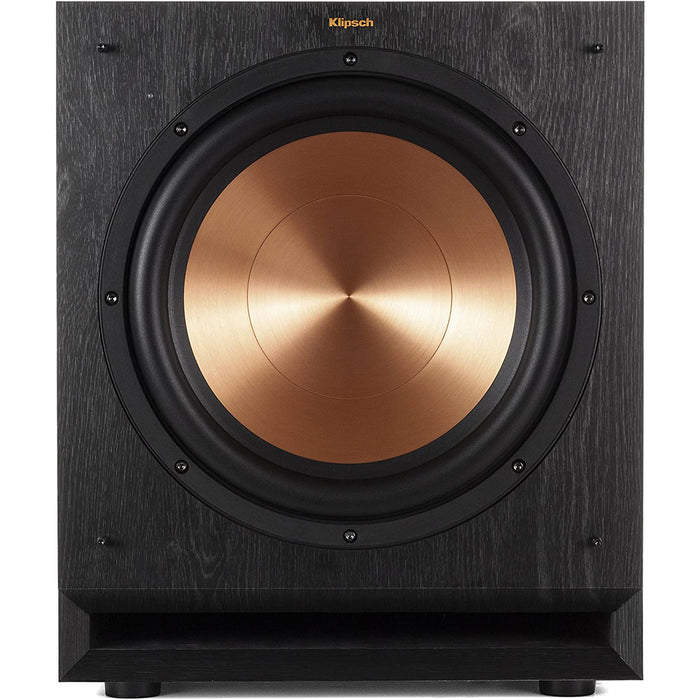 Klipsch SPL-120 12" 600 Watts Home Audio Powered Subwoofer with Built-In Class D Amplifier Black