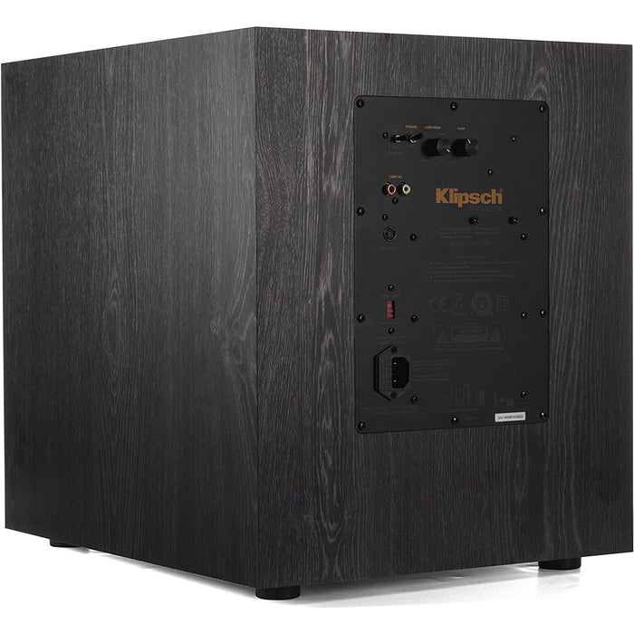 Klipsch SPL-120 12" 600 Watts Home Audio Powered Subwoofer with Built-In Class D Amplifier Black