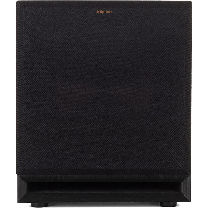 Klipsch SPL-120 12" 600 Watts Home Audio Powered Subwoofer with Built-In Class D Amplifier Black