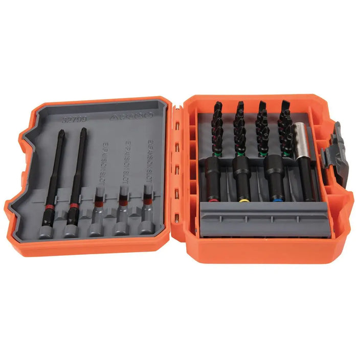 Klein Tools 32799 Pro Impact Power Bit Set 26-Piece Nut Driver Bit Set with Case Klein Tools