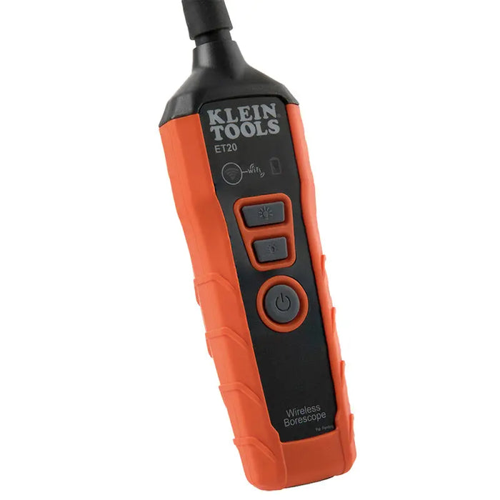 Klein Tools ET20 WiFi Borescope Inspection Camera with Li-Ion Batt & LED Lights Klein Tools