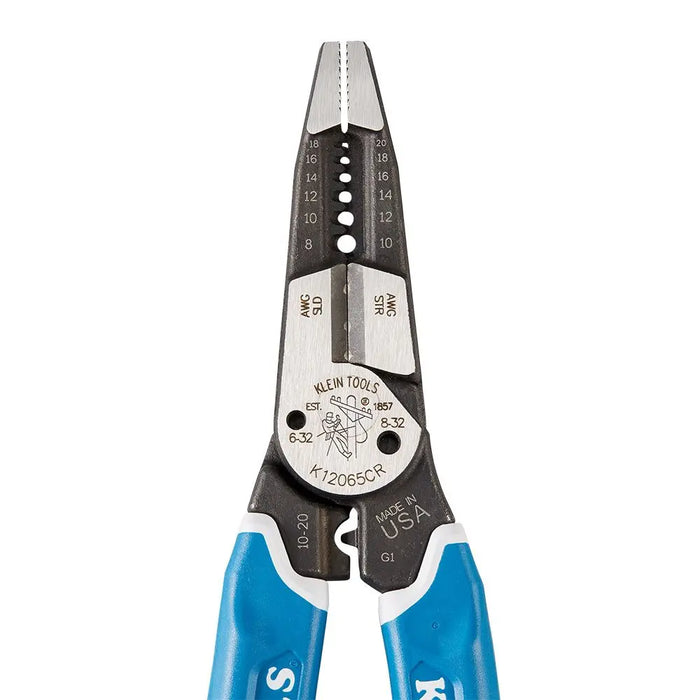 Klein Tools K12065CR Heavy-Duty Heavy-Duty Wire Stripper/Cutter/Crimper 8-20 AWG Klein Tools