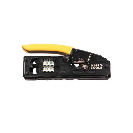 Klein Tools VDV226-107 Compact Ratcheting Modular Crimper, Cut, Strip Klein Tools