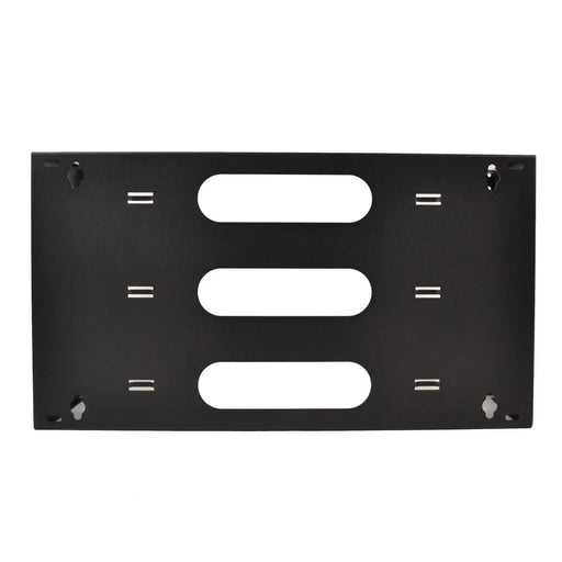 LOGICO WB6U19 19" Six Space 6U Steel Wall Mount Hinged Swing Out Patch Panel Bracket 6" Deep Logico