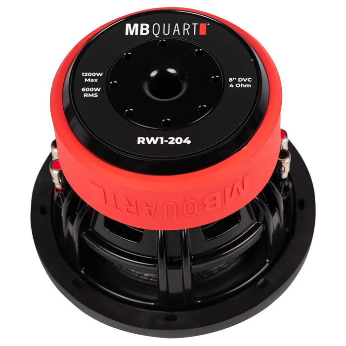 MB Quart RW1-204 Reference 8" mobile 1200 watt Max Power Dual 4 Ohms Subwoofer MB Quart