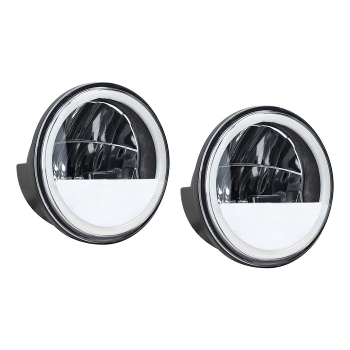 Metra BC-453B 4.5" Reflector Passing Lights Full Halo for Harley Davidson Street Glide 1998-2022